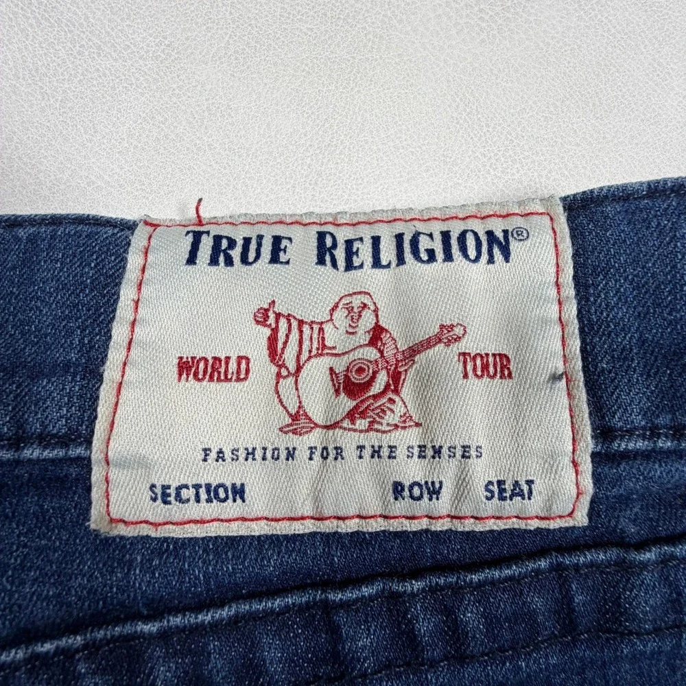 True Religion Mens Rocco‎ Relaxed Skinny Jeans Indigo Dark Wash Size 44x30 40